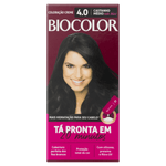 Kit Coloração Creme 4 0 Castanho Malícia Biocolor