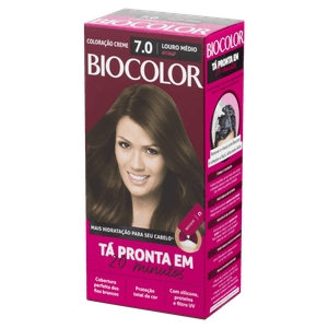 Kit Tintura Creme 7.0 Louro Arraso Biocolor