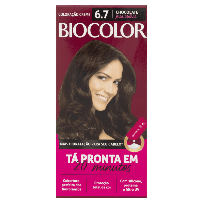 Kit-Coloracao-Creme-6-7-Marrom-Natural-Irresistivel-Biocolor
