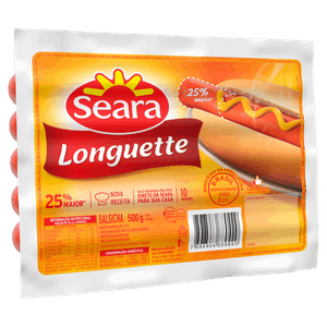 Salsicha Longuette Seara 500g