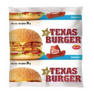 Hambúrguer de Frango Seara Texas Burguer Pacote 56g