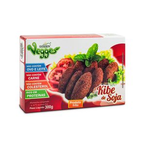 Quibe de Soja Congelado Goshen Vegge Caixa 300g