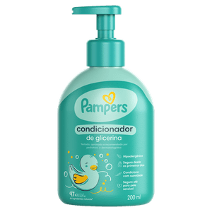 Condicionador Infantil de Glicerina Pampers Frasco 200ml