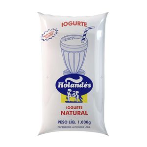 Iogurte Natural Holandês Pacote 1000g