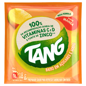 Refresco em Pó Manga Tang Pacote 18g