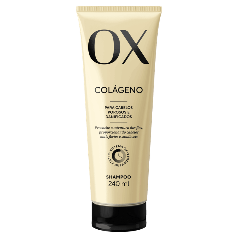 Shampoo-OX-Cosmeticos-Colageno-Bisnaga-240ml