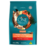 Alimento-para-Gatos-Adultos-Frango-e-Salmao-Purina-One-Visible-Nutrition-Pacote-500g