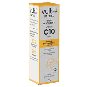 Creme Antioxidante Vult Facial Vitamina C10 Caixa 30g