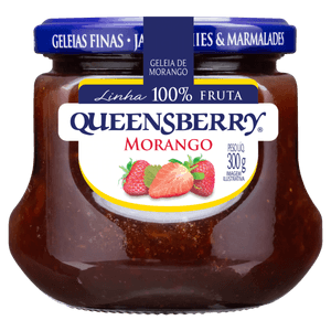 Geleia Morango Queensberry 100% Fruta Vidro 300g