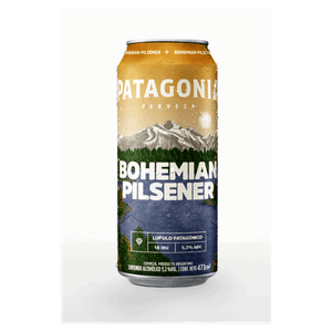 Cerveja Bohemian Pilsener Patagonia Lata 473ml