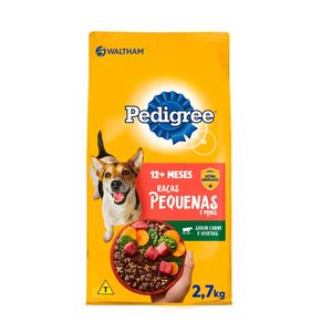 Ração Pedigree Adulto Raças Pequenas pe 2,7kg