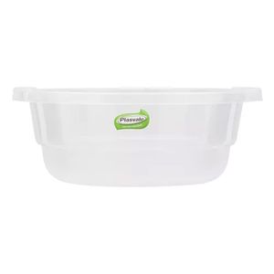 Bacia Plasvale Redonda Transparente 5.5lts  av 1un