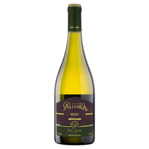 Vinho Brasileiro Branco Seco Aliança Moscato Serra Gaúcha Garrafa 750ml