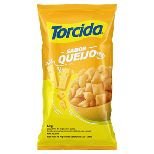 Salgadinho de Trigo Queijo Torcida Pacote 60g