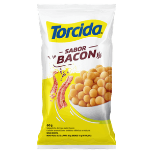 Salgadinho de Trigo Bacon Torcida Pacote 60g