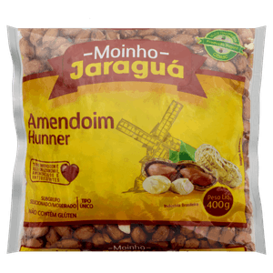 Amendoim Runner Tipo Único Moinho Jaraguá Pacote 400g