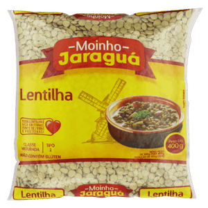 Lentilha Tipo 2 Moinho Jaraguá Pacote 400g