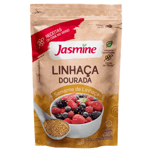 Linhaça Dourada em Grãos Integral Jasmine Pouch 150g