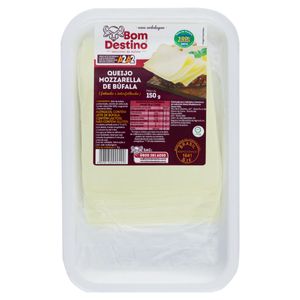 Queijo Mussarela de Búfala Fatiado Bom Destino 150g