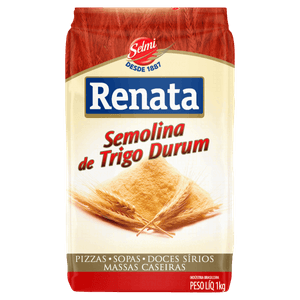 Semolina de Trigo Durum Renata Pacote 1kg