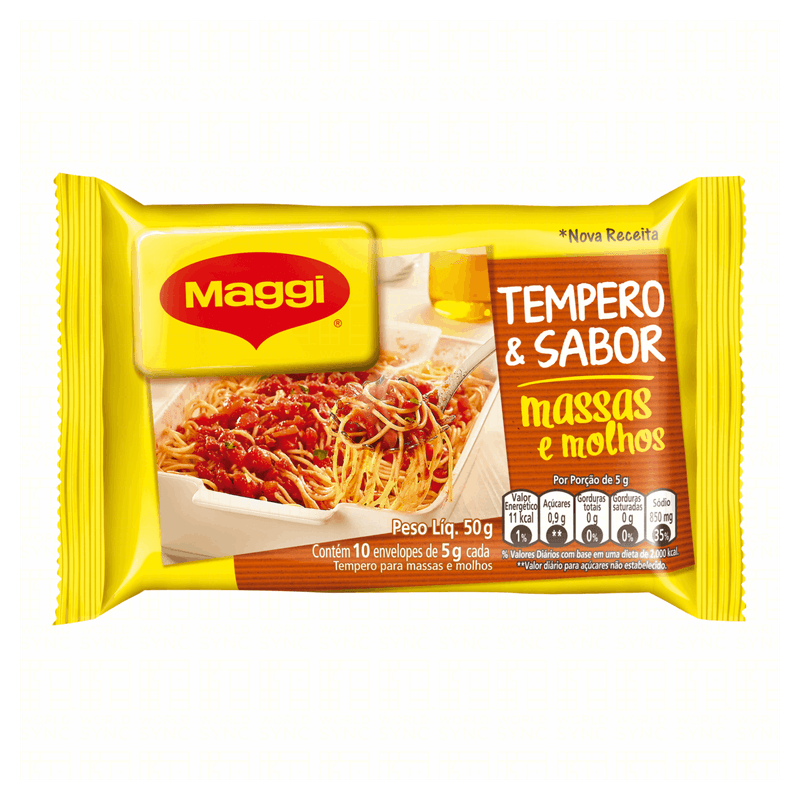 Tempero-para-Massas-e-Molhos-Maggi-Tempero---Sabor-Pacote-50g-10-Unidades