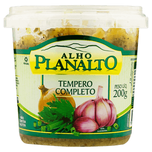 Tempero Completo Alho Planalto Pote 200g