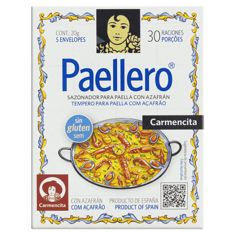 Tempero-Po-para-Paella-com-Acafrao-Carmencita-Paellero-Caixa-20g-5-Unidades