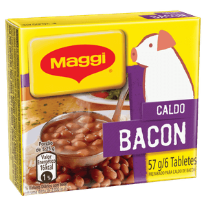 Caldo Tablete Bacon Maggi Caixa 57g 6 Unidades