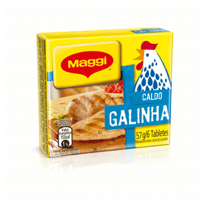 Caldo Tablete Galinha Maggi Caixa 57g 6 Unidades