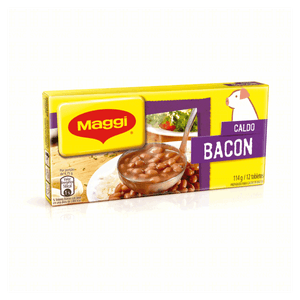 Caldo Tablete Bacon Maggi Caixa 114g 12 Unidades