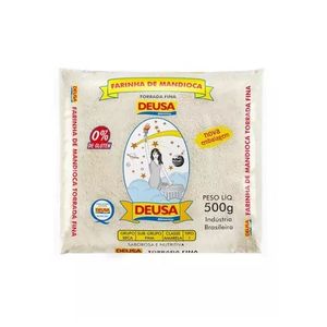 Farinha de Mandioca Tipo 1 Torrada Fina Deusa Pacote 500g