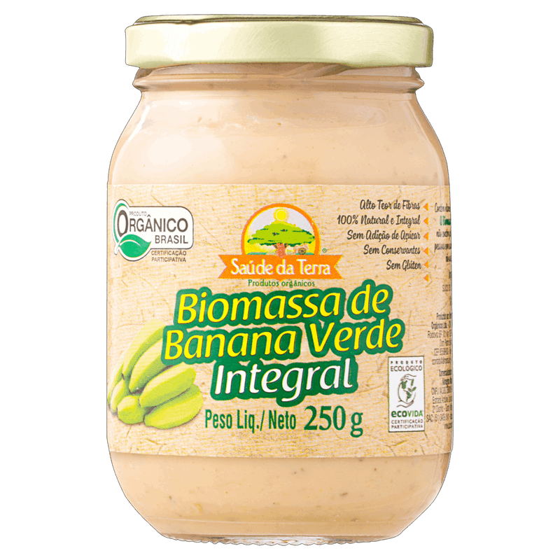 Biomassa-de-Banana-Verde-Organico-Integral-Saude-da-Terra-Vidro-250g