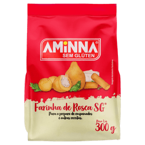 Farinha de Rosca sem Glúten Aminna Pacote 300g