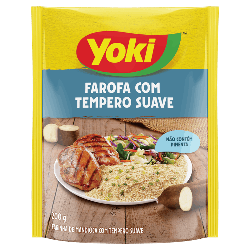 Farofa-de-Mandioca-com-Tempero-Suave-Yoki-Pacote-200g