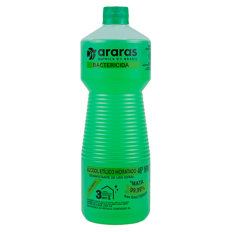 Alcool-Araras-Bactericida-Eucalipto-46º-INPM-Frasco-1-litro