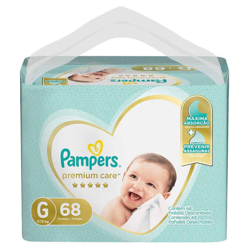 Fralda-Descartavel-Infantil-Pampers-Premium-Care-G-Pacote-68-Unidades