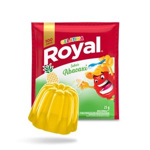 Gelatina Pó Abacaxi Royal Pacote 25g