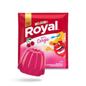 Gelatina Pó Cereja Royal Pacote 25g