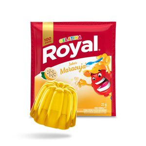 Gelatina Pó Maracujá Royal Pacote 25g