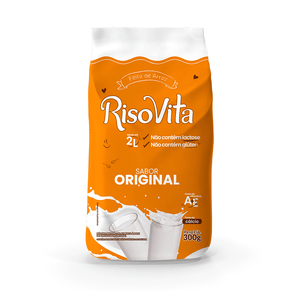 Alimento à Base de Arroz Pó Original RisoVita Pacote 300g