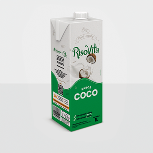 Bebida à Base de Arroz Chocolate RisoVita Caixa 1l