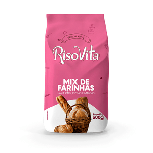 Mix de Farinhas sem Glúten RisoVita Pacote 500g