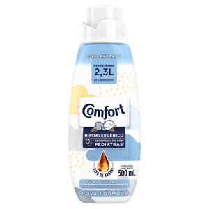 Amaciante de Roupa Concentrado Puro Cuidado Comfort Frasco 500ml