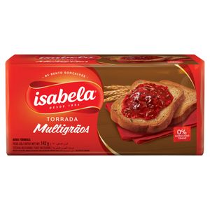 Torrada Multigrãos Isabela Pacote 142g