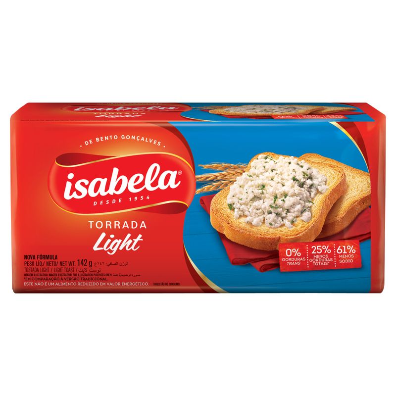 Torrada-Light-Isabela-Pacote-142g