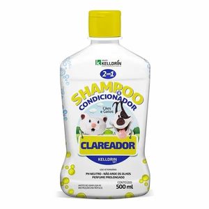 Shampoo e Condicionador Kelldrin Pet Clareador fc 500ml