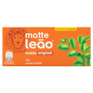 Chá Mate Original Matte Leão Caixa 40g 25 Unidades