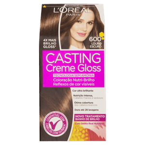 Kit Coloração Creme 600 Louro Escuro L´oréal Paris Casting Gloss