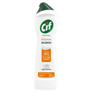 Saponáceo Cremoso Multiuso Laranja Cif Squeeze 450ml