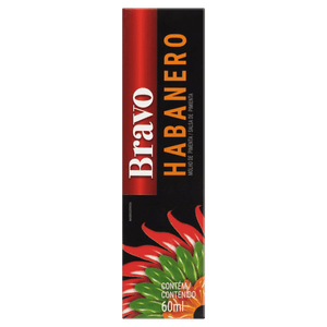 Molho de Pimenta Habanero Bravo Frasco 60ml